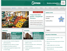 Tablet Screenshot of girnos.lt